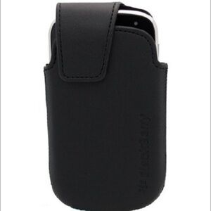 Blackberry 9900 9930 VINTAGE Black Holster Case